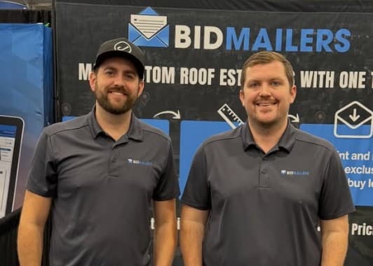 Matt and Taylor, Bid Mailers founders
